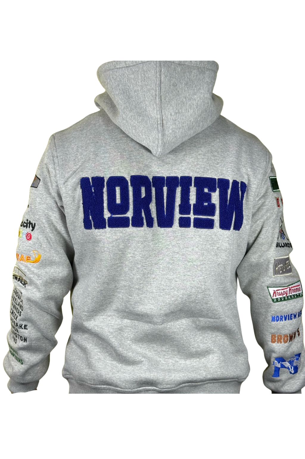 "NORVIEW" CHENILLE EMBROIDERED HOODIE