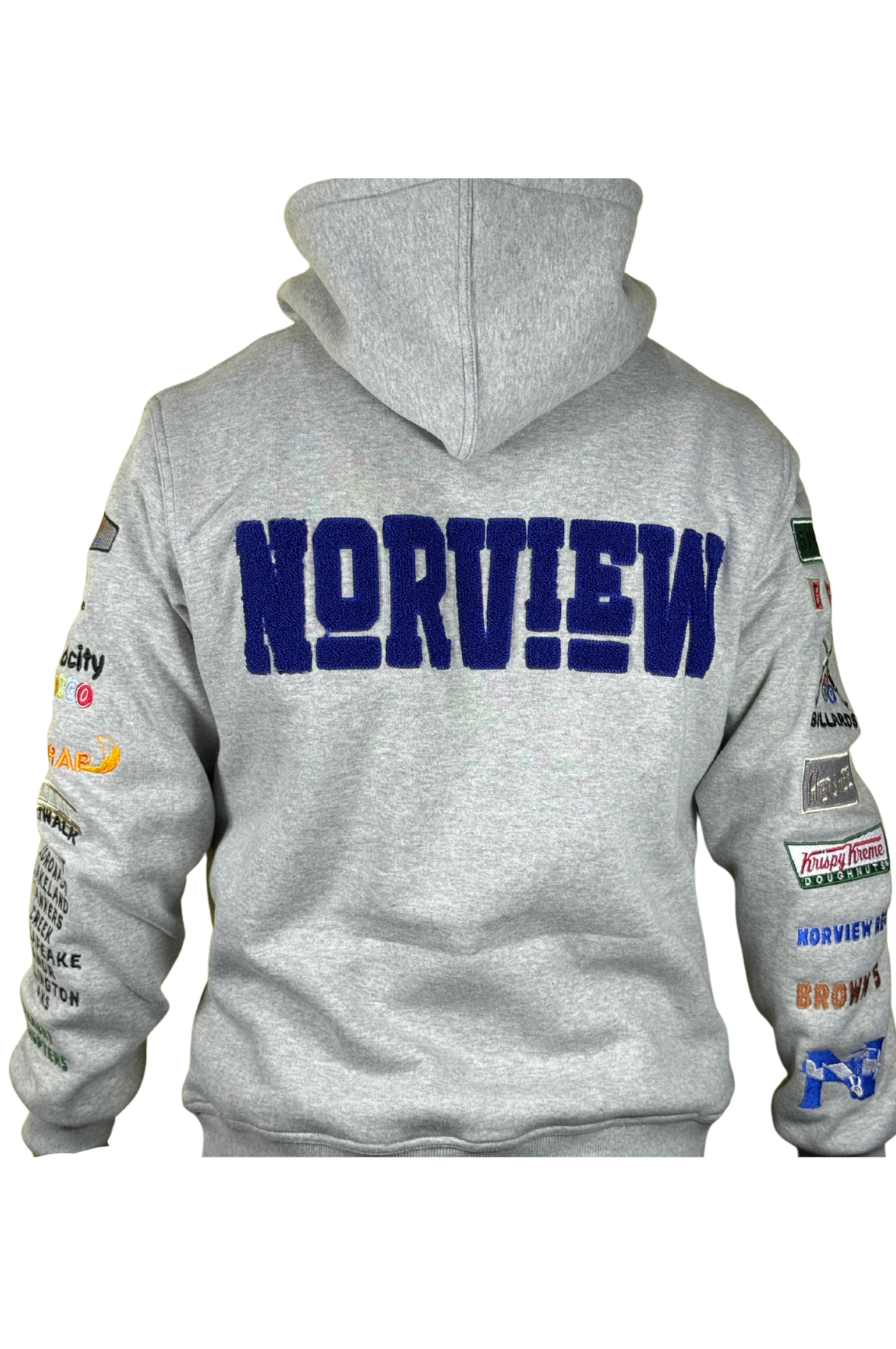 "NORVIEW" CHENILLE EMBROIDERED HOODIE