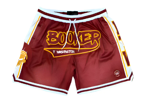 BOOKER T WASHINGTON VARSITY RETRO SHORTS