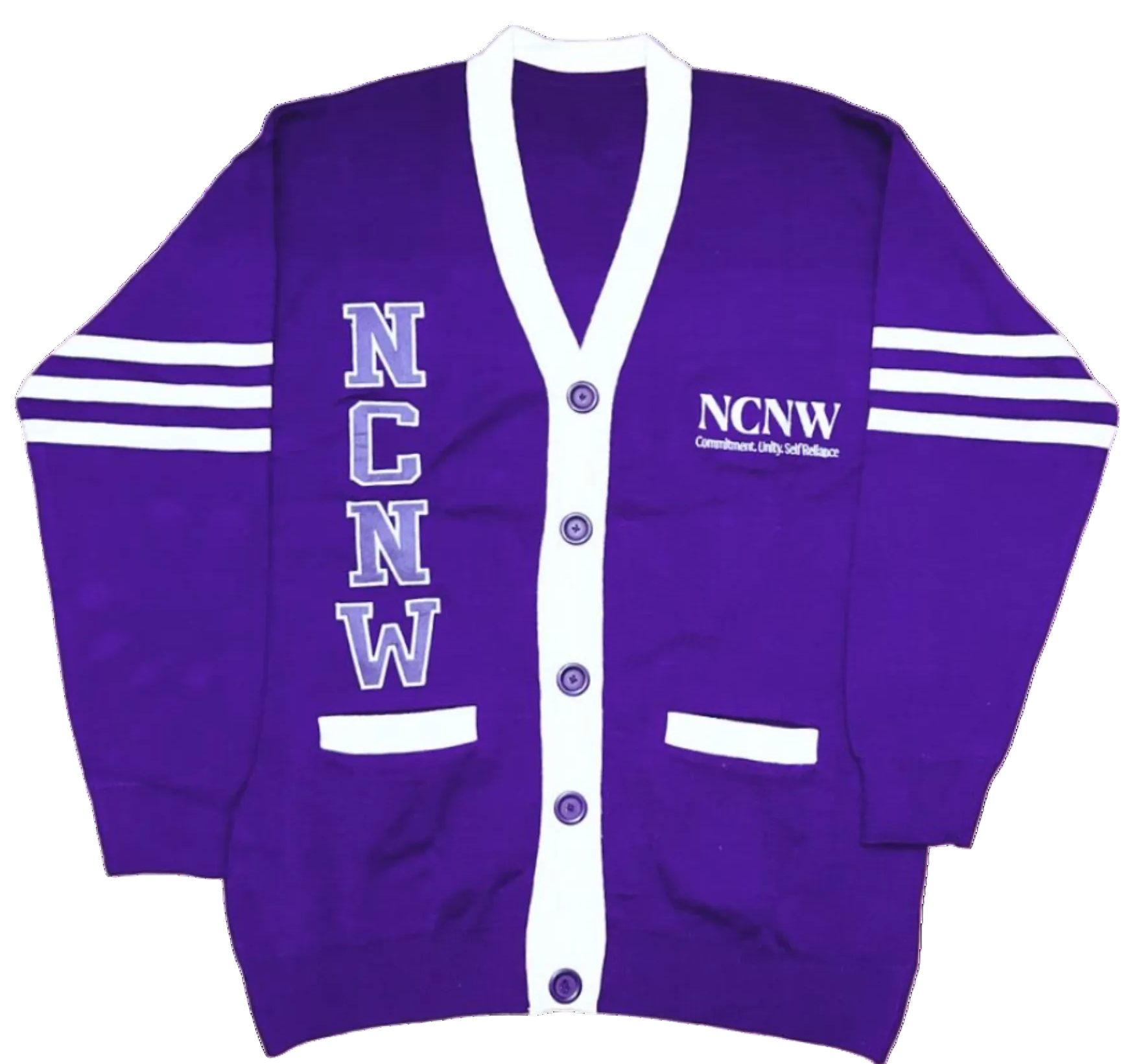 NCNW EMBROIDERED VARSITY SWEATERS