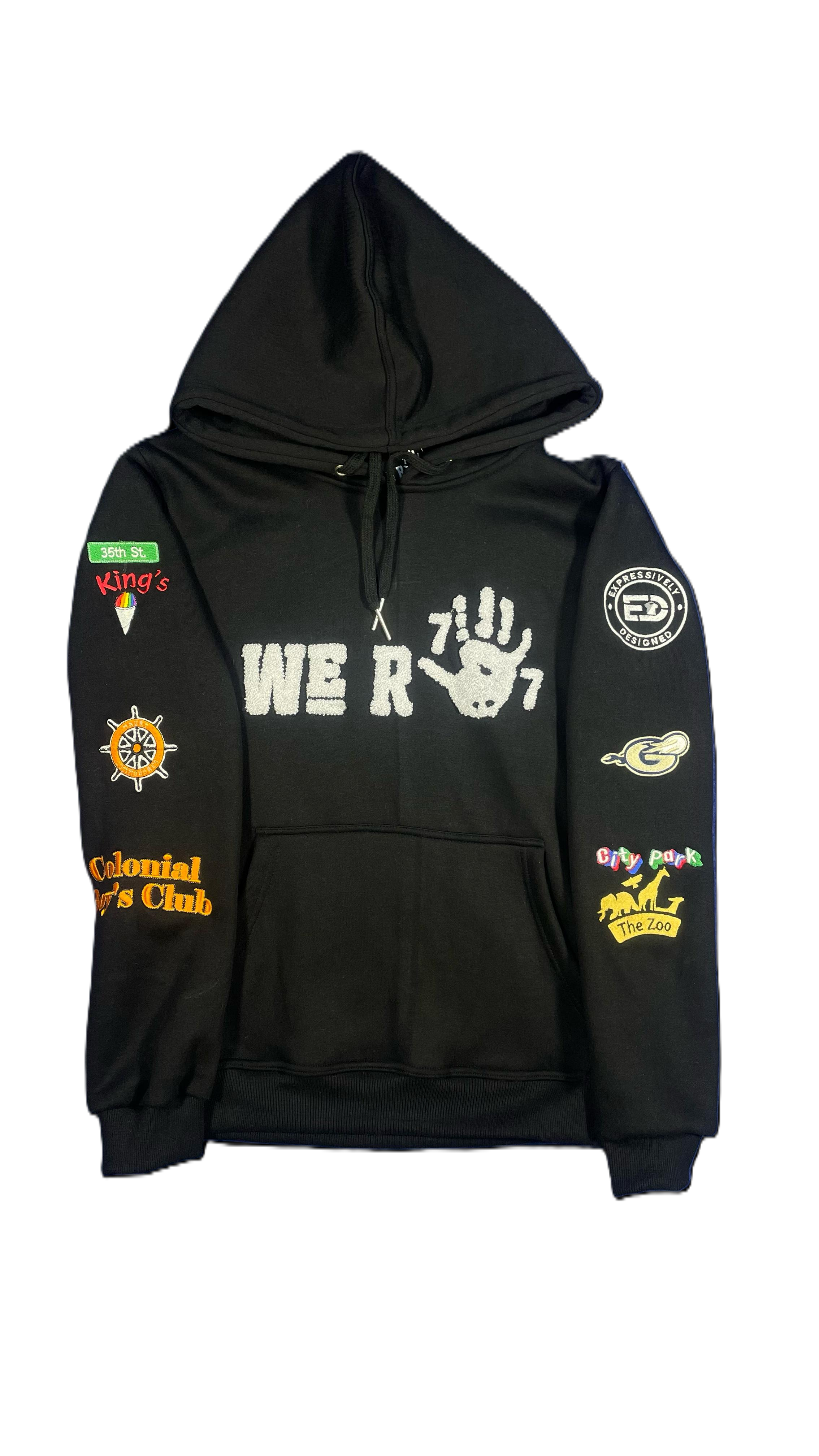 "PARKPLACE" CHENILLE EMBROIDERED HOODIE