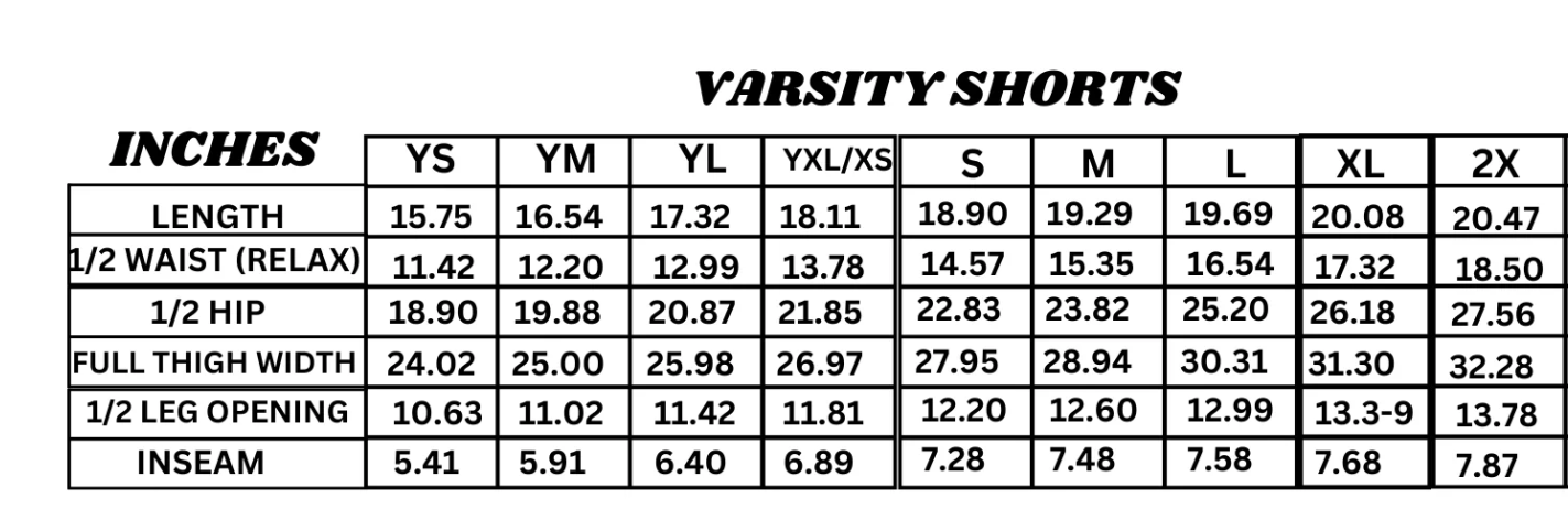 "NORVIEW" VARSITY RETRO SHORTS