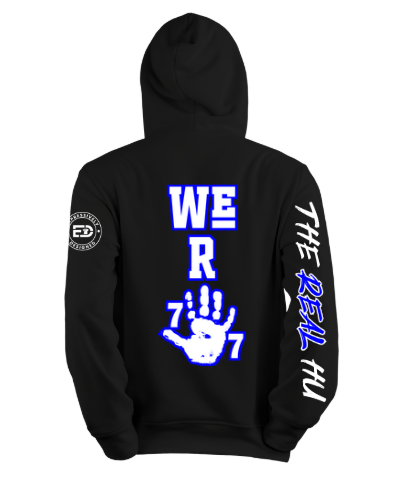 "HU' CHENILLE EMBROIDERED HOODIE