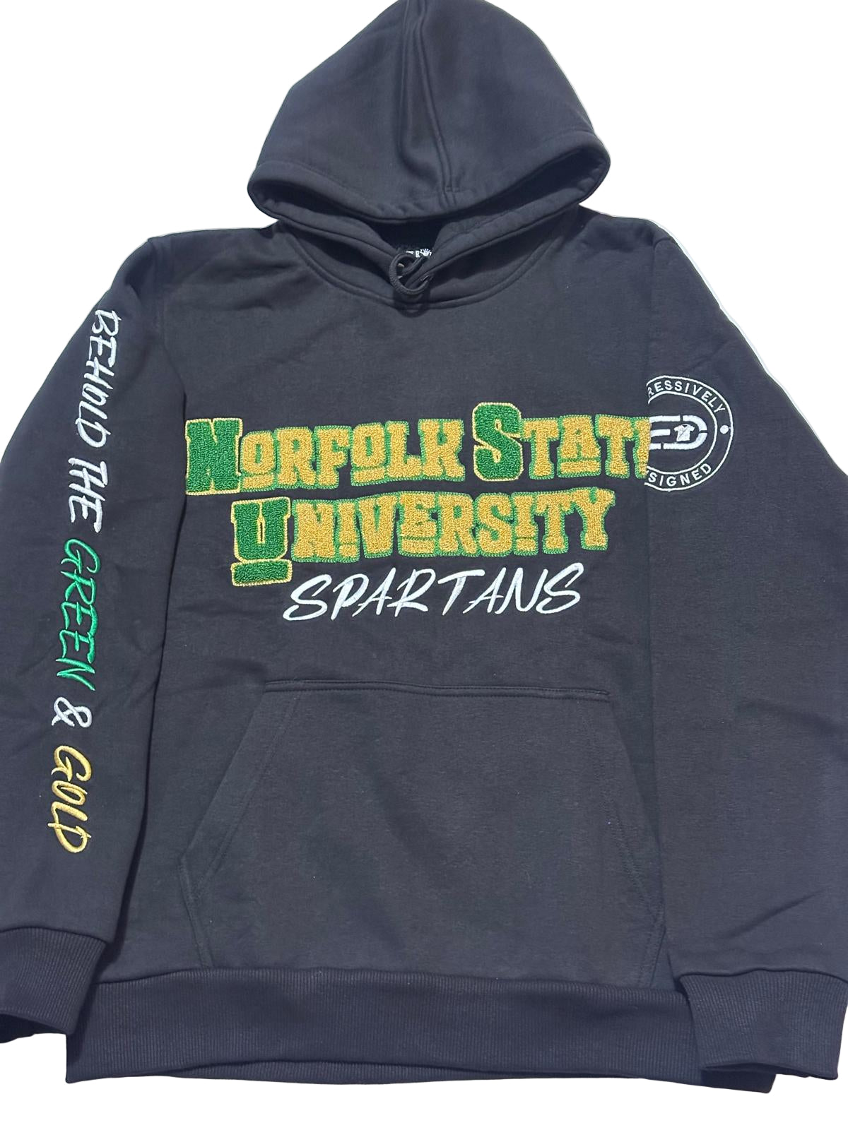 "NSU' CHENILLE EMBROIDERED HOODIE