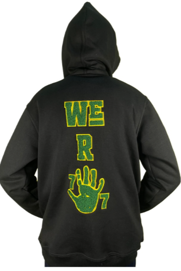 "NSU' CHENILLE EMBROIDERED HOODIE