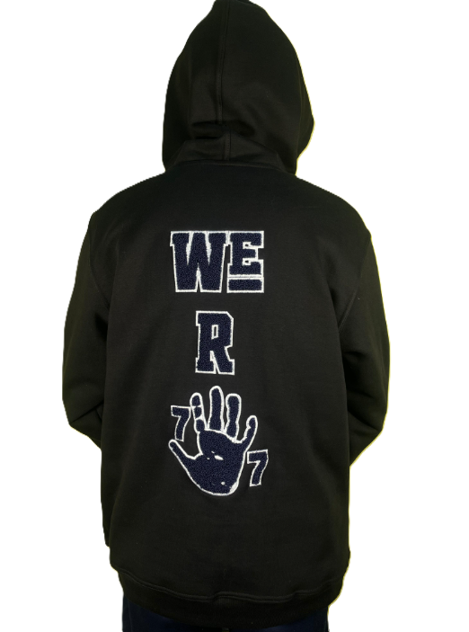 "ODU' CHENILLE EMBROIDERED HOODIE