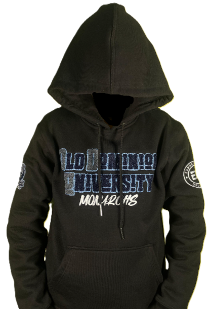 "ODU' CHENILLE EMBROIDERED HOODIE