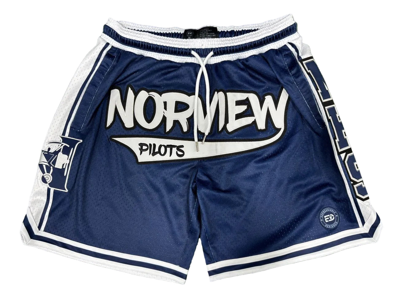 "OLD NORVIEW" VARSITY RETRO SHORTS