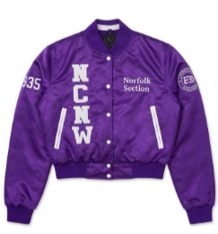NCNW SATIN  CROPPED BOMBER JACKETS