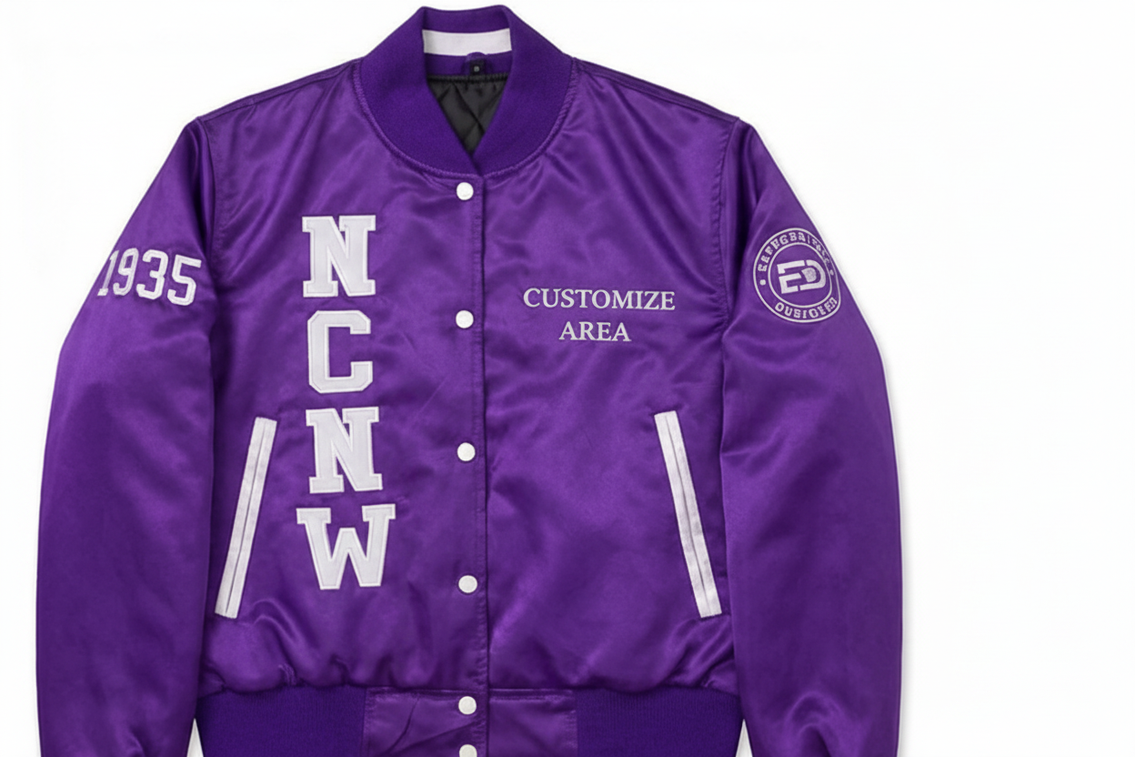 NCNW SATIN BOMBER JACKETS