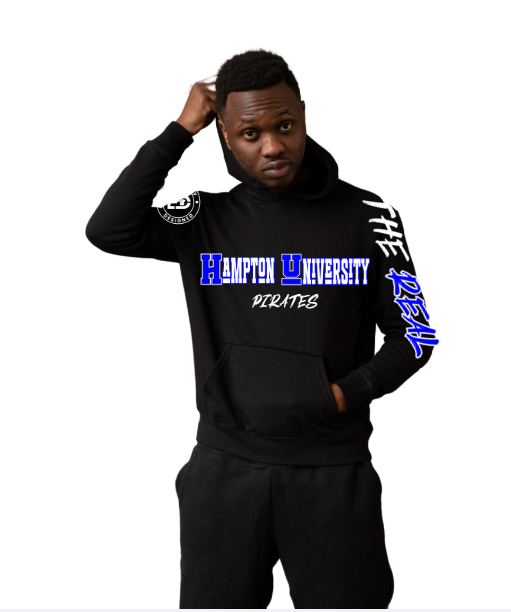 "HU' CHENILLE EMBROIDERED HOODIE
